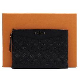 Louis Vuitton Pochette Daily Clutch Monogram Empreinte Nero