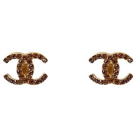Chanel Orecchini Logo CC D'oro