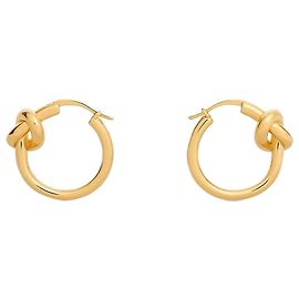 Céline Argolas Small Note em latão com acabamento dourado Dourado