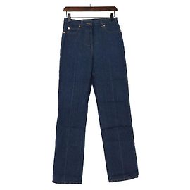 Gucci Pantalones vaqueros slim para mujer con bocado Negro