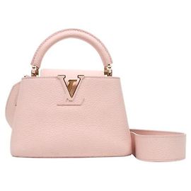 Louis Vuitton Pink Mini Capucines Bag Pink