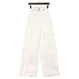 Miu Miu Pantalones de denim blancos para mujer Blanco