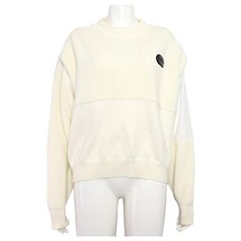 Louis Vuitton T-shirt pull léger d'été en maille Monogram Mix Blanc