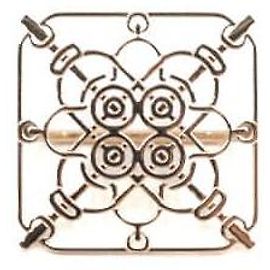 Hermès Eperon d'Or Cisele Scarf Ring Black