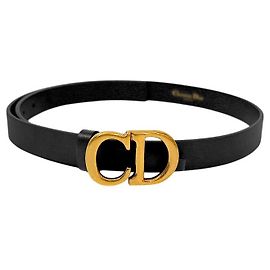 Dior Schwarzer Logo-Gürtel Größe Schwarz