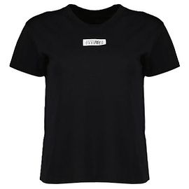 Maison Martin Margiela Baumwoll-T-Shirt Schwarz