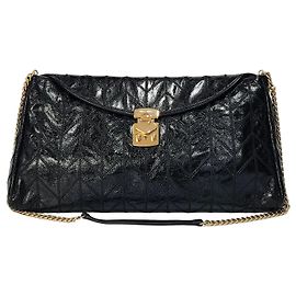 Miu Miu Clutch e borsa a tracolla Patchwork Stitch Nero