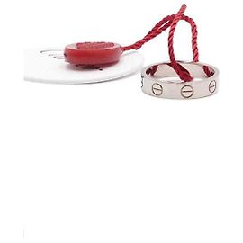 Cartier Ehering aus Weißgold Love Ring Weiß