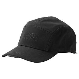 Maison Martin Margiela Boné de lona de algodão Preto