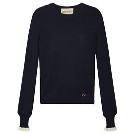 Valentino Pull en maille filet Noir