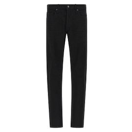 Tom Ford Pantaloni in denim di cotone distressed Nero