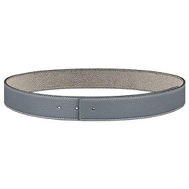 Dior Reversible Belt Strap Deep Gray Grained Calfskin Black Grained Calfskin Brown
