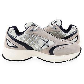 Burberry Sneakers Eclipse Runner in mesh e camoscio da uomo Marrone