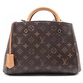 Louis Vuitton Monogram Montaigne BB Marrone