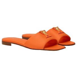 Louis Vuitton Mare Flat Mule Orange Orange