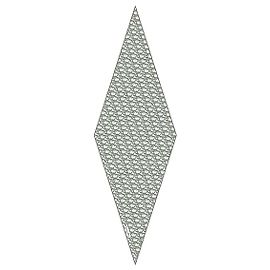 Dior Lenço Oblique Diamond Gray Silk Twill Marrom