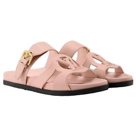 Louis Vuitton Isola Comfort Mule Nude Pink Brown