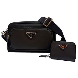 Prada Borsa a tracolla Re-Nylon Saffiano Black Nero