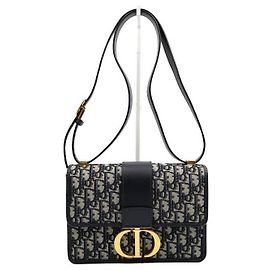 Dior Borsa a spalla con patta e borsa a tracolla Montaigne Oblique Multicolore