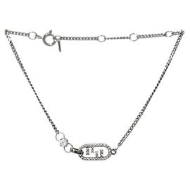 Fendi Bracciale Cubic Lock Argento