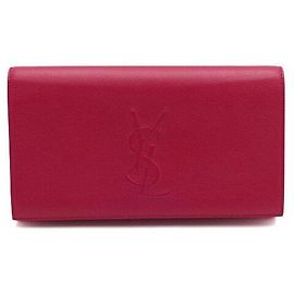 Saint Laurent Bolsa de Mão com Aba Monogram Rosa Rosa