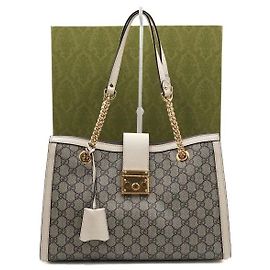 Gucci Bolsa de ombro com corrente dourada larga Dourado