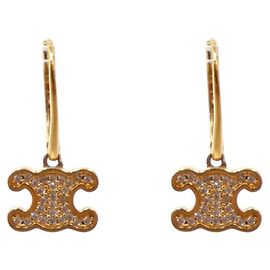 Céline Pendientes Triomphe Dorado