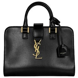 Saint Laurent Cabas Baby Tote Bag Black Black