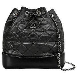 Chanel Gabrielle Small Backpack Black Series Black