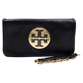 Tory Burch Borsa a pochette e borsa a tracolla Amanda Logo Chain Nero