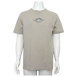 Dior Air Jordan T-Shirt für Herren aus Baumwolle, hellgrau Braun