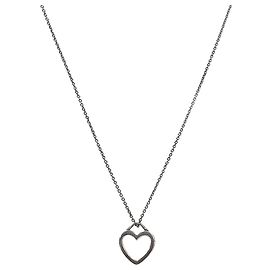 Tiffany & Co Collana Cuore Sentimentale in Argento Argento