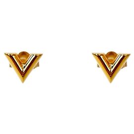 Louis Vuitton Essentials Gold Ohrringe Golden