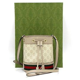 Gucci Mini Bucket Bag Ophidia Borsa a Tracolla Borsa Spalla Marrone