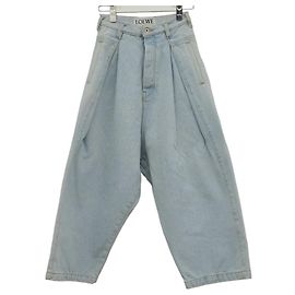 Loewe Pantalones de denim High in Blue Castaño