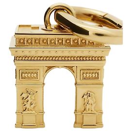 Céline Charm Arc de Triomphe Gold Finish Brass Golden