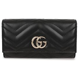Gucci GG Marmont Continental Wallet Black