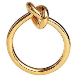 Céline Note Ring Messing Gold Golden