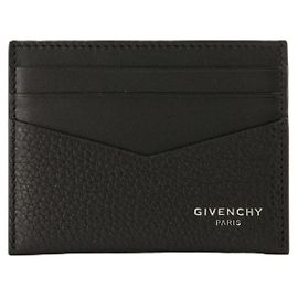 Givenchy Grain Leather Card Holder Black
