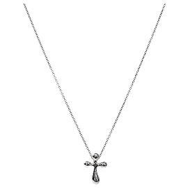 Tiffany & Co Collana Croce in Argento Argento