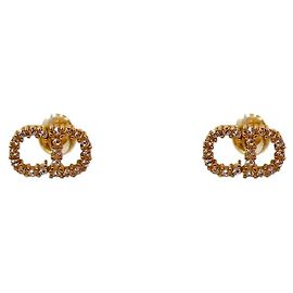 Dior Boucles d'oreilles Claire Rune Gold Doré