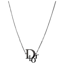 Dior Collar Oblique Silver Plata