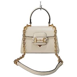 Gucci Mini Bolsa de Alça Horsebit Branco