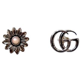 Gucci Orecchini in argento Double Flower Argento