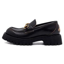 Gucci Mocassini da donna con suola chunky nera Nero