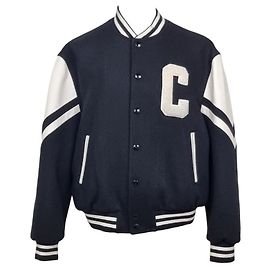 Céline Teddy Jacket Black White