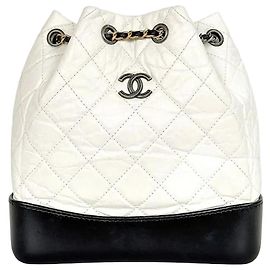 Chanel Gabrielle Small Backpack White Series White
