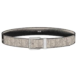 Dior Cinto de couro preto Preto