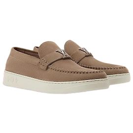 Louis Vuitton Loafer Resort Bege Marrom