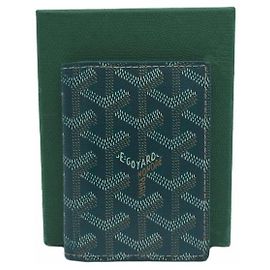 Saint-Marc Kartenetui Goyard Canvas Grün Grün